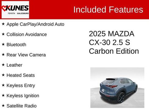 Used 2025 MAZDA CX-30 AWD 2.5 S w/ Preferred Package image 2