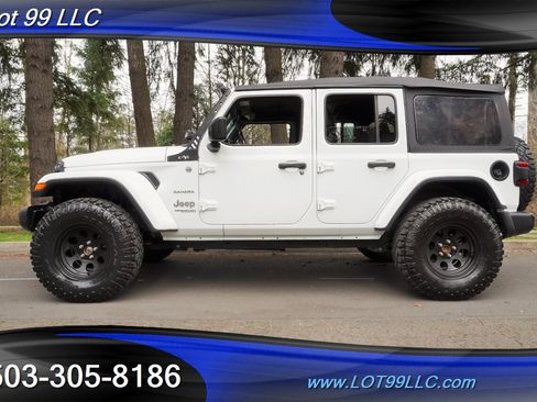Used 2018 Jeep Wrangler Unlimited Sahara image 1