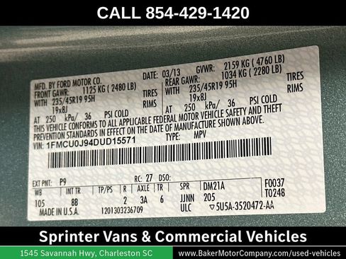 Used 2013 Ford Escape Titanium w/ Parking Technology Pkg FWD image 34