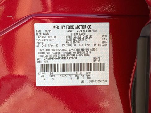 Used 2024 Ford Edge ST w/ Equipment Group 401A AWD/4WD image 36