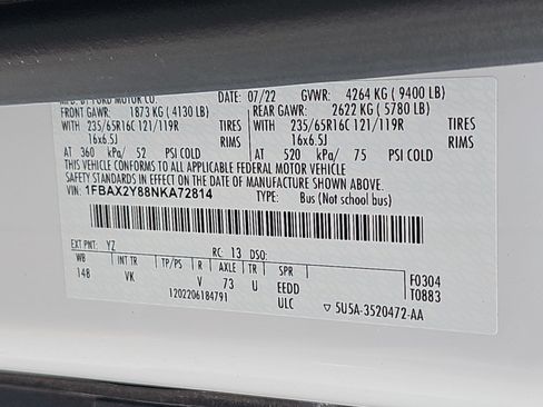 Used 2022 Ford Transit 350 XL RWD image 34