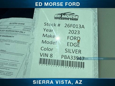 Used 2023 Ford Edge SE AWD/4WD image 2