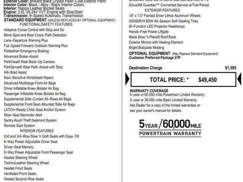 Used 2023 Chrysler Pacifica Limited FWD image 9
