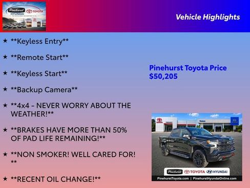 Used 2024 Chevrolet Silverado 1500 LT Trail Boss w/ LT Trail Boss Premium Package AWD/4WD image 31