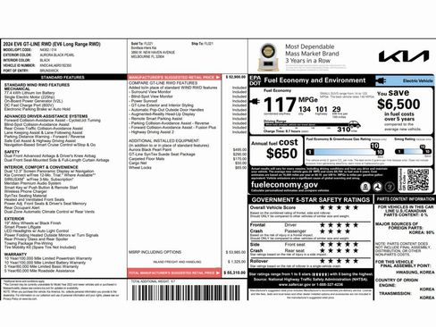 Used 2024 Kia EV6 GT-Line image 2