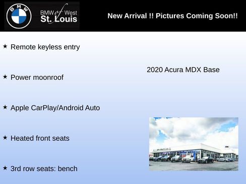 Used 2020 Acura MDX SH-AWD w/ Technology Package image 2