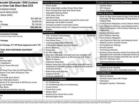 Used 2025 Chevrolet Silverado 1500 Custom Trail Boss image 6