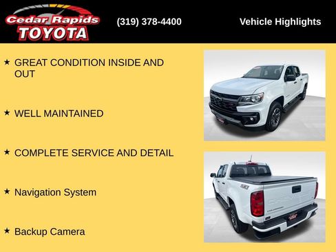 Used 2021 Chevrolet Colorado Z71 AWD/4WD image 8