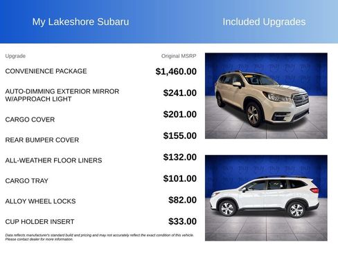 Used 2021 Subaru Ascent Premium w/ Convenience Package AWD/4WD image 8