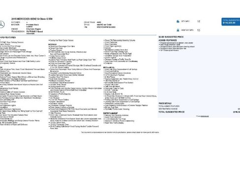 Used 2015 Mercedes-Benz G 550 image 9