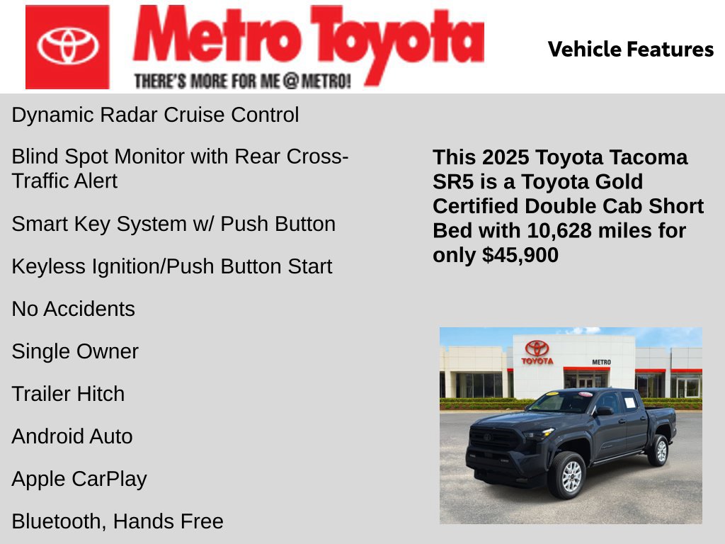 Certified 2025 Toyota Tacoma SR5 AWD/4WD image 11