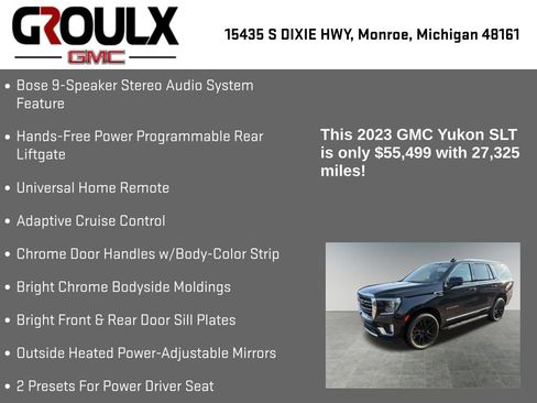 Used 2023 GMC Yukon SLT w/ SLT Luxury Package image 29