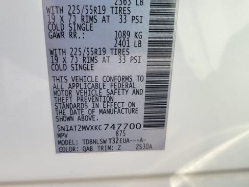 Used 2019 Nissan Rogue SL w/ Premium Package AWD/4WD image 33