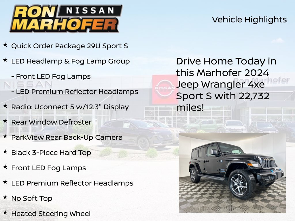 Used 2024 Jeep Wrangler Unlimited w/ Convenience Group AWD/4WD image 15
