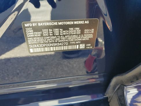 Used 2022 BMW X3 sDrive30i w/ M Sport Package 2 RWD image 29