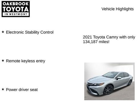 Used 2021 Toyota Camry SE image 7