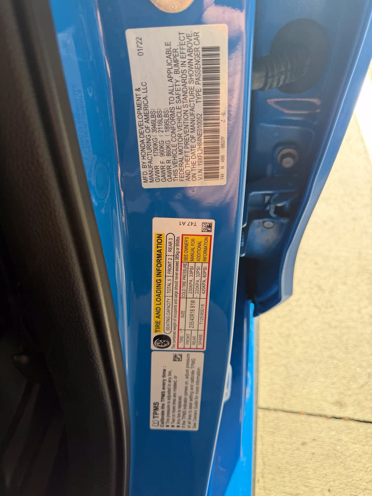 Used 2022 Honda Civic Sport image 18