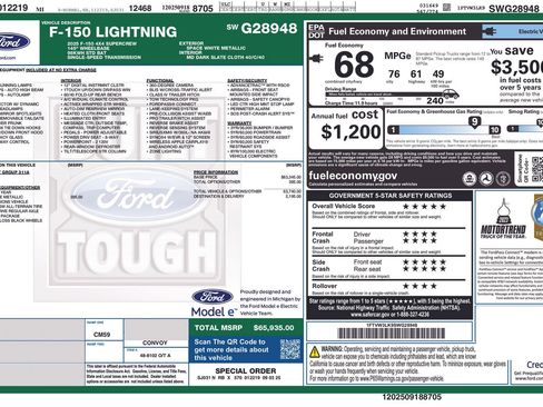 New 2025 Ford F150 Lightning XLT image 5