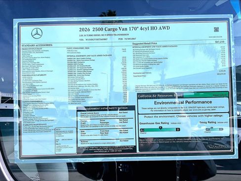 New 2026 Mercedes-Benz Sprinter 2500 image 19