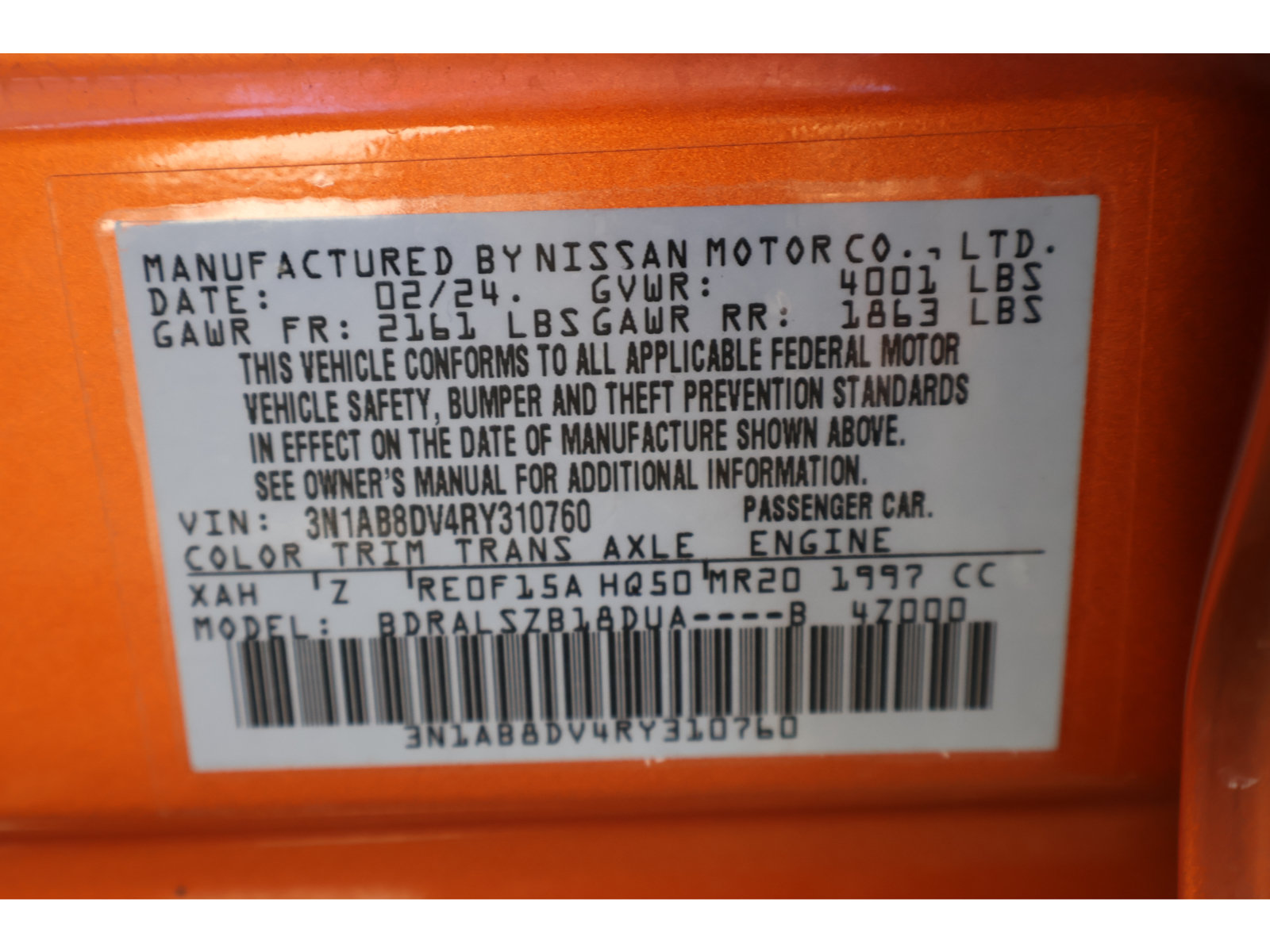 Used 2024 Nissan Sentra SR w/ SR Premium Package FWD image 33