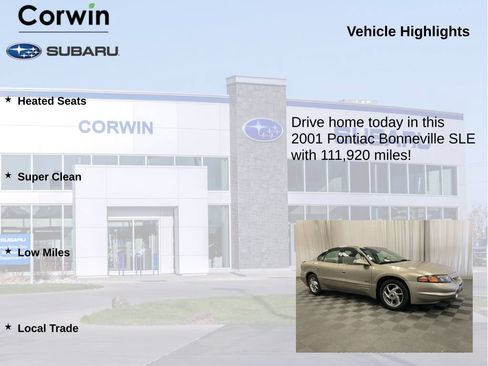 Used 2001 Pontiac Bonneville SLE FWD image 6
