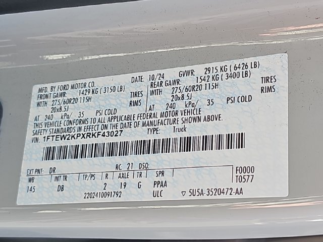 Certified 2024 Ford F150 STX RWD image 35