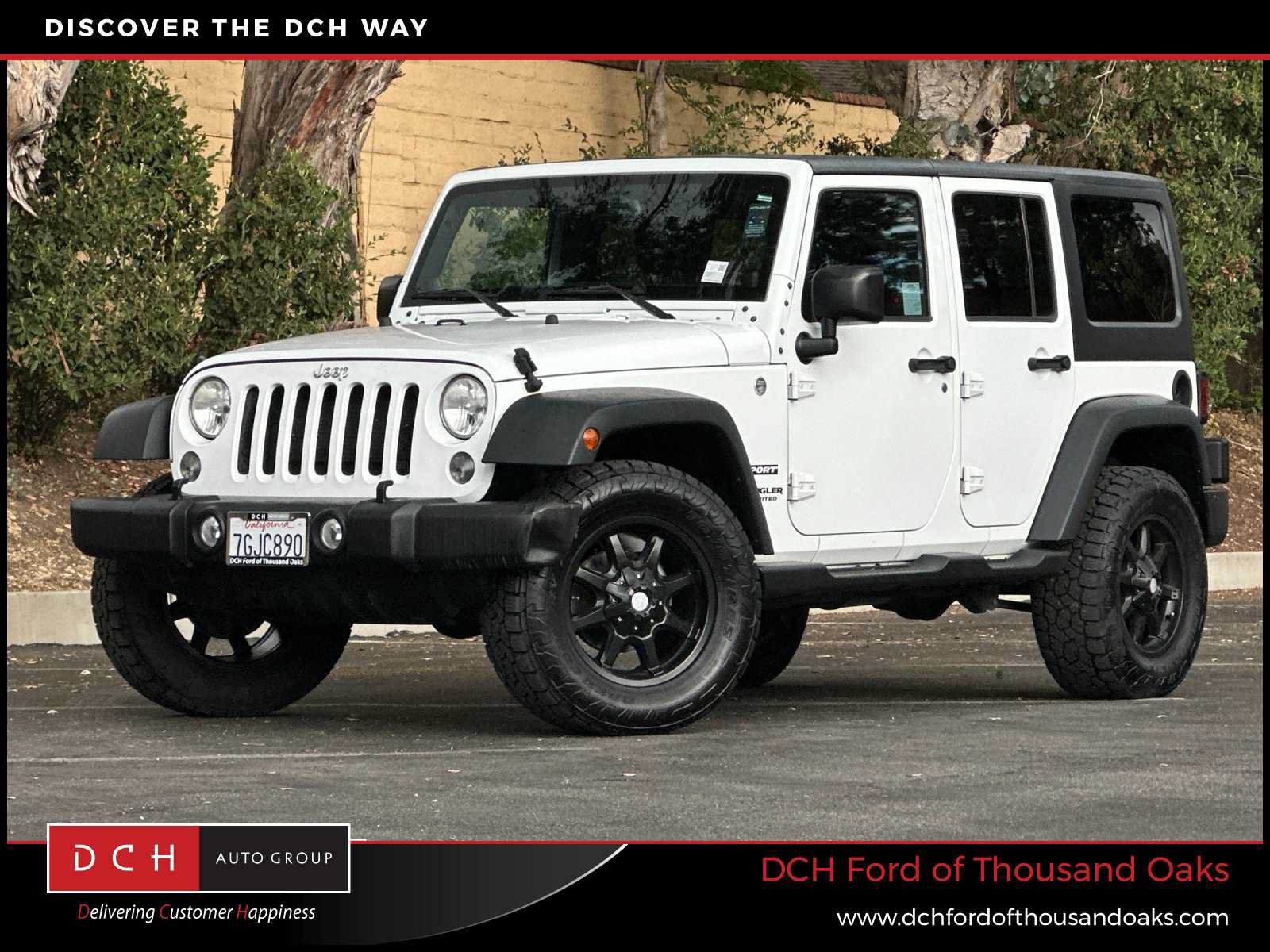 Used 2014 Jeep Wrangler Unlimited Sport w/ Quick Order Package 24S AWD/4WD image 1