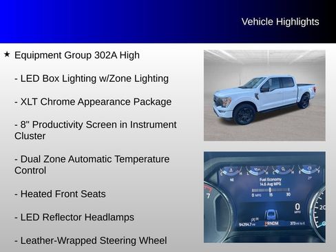 Used 2021 Ford F150 XLT w/ Equipment Group 302A High AWD/4WD image 12
