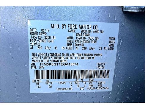 Used 2014 Ford Explorer Sport w/ Equipment Group 401A image 16