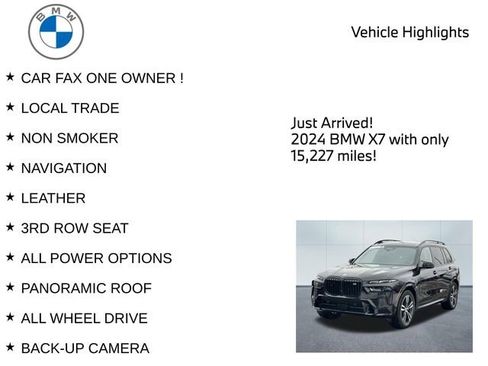 Certified 2024 BMW X7 M60i w/ Executive Package image 10