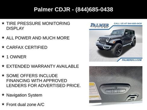 Used 2021 Jeep Wrangler Unlimited Sahara w/ Cold Weather Group AWD/4WD image 24