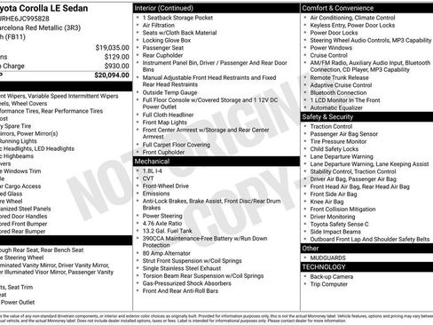 Used 2018 Toyota Corolla LE image 8