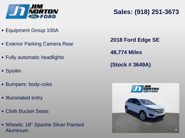Used 2018 Ford Edge SE FWD image 8