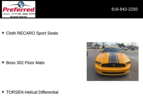 Used 2013 Ford Mustang Boss 302 w/ Boss 302 Accessory Pkg RWD image 12