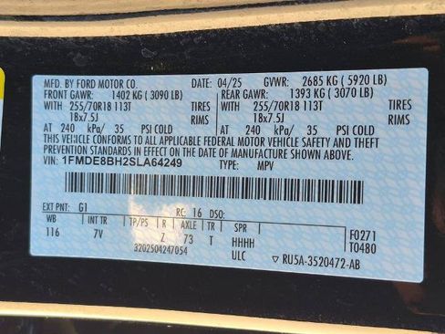 Certified 2025 Ford Bronco Outer Banks AWD/4WD image 30