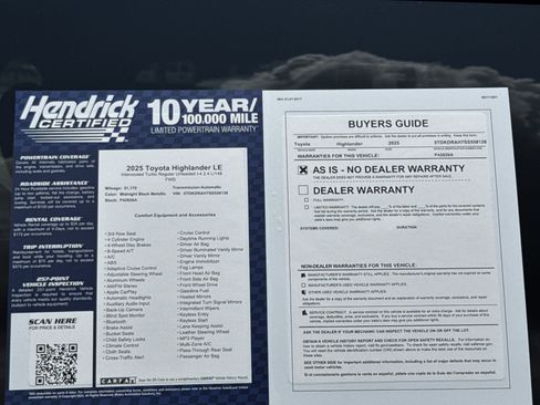 Used 2025 Toyota Highlander LE FWD image 35