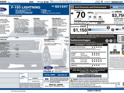 Used 2025 Ford F150 Lightning Pro w/ Max Trailer Tow Package