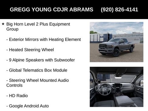 New 2026 RAM 3500 Big Horn AWD/4WD image 32