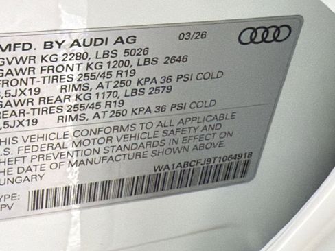 New 2026 Audi Q3 quattro 2.0T AWD/4WD image 20
