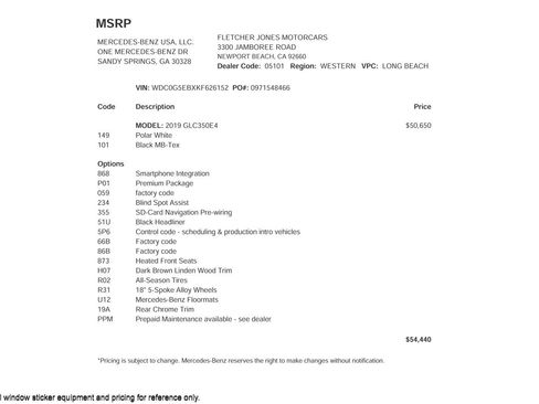 Used 2019 Mercedes-Benz GLC 350e 4MATIC image 2