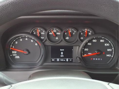 Used 2025 Chevrolet Silverado 1500 Custom w/ Turbomax Blackout Package AWD/4WD image 12