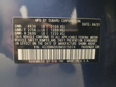 Used 2021 Subaru Legacy w/ Alloy Wheel Package image 33