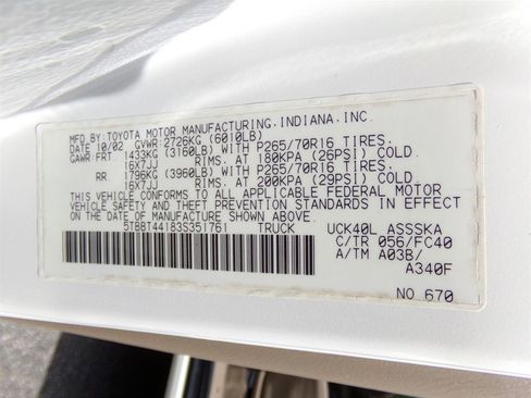 Used 2003 Toyota Tundra SR5 image 51