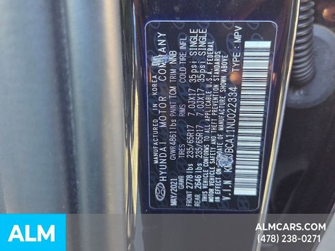 Used 2022 Hyundai Tucson Blue image 12