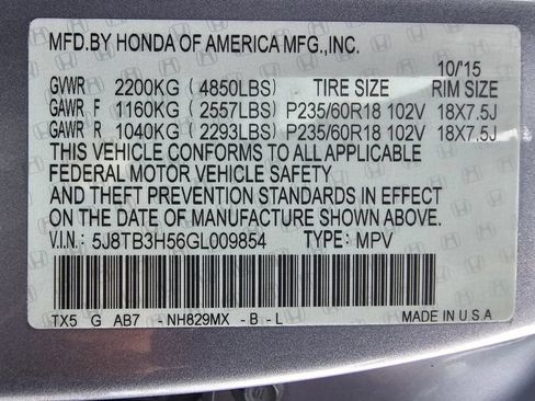 Used 2016 Acura RDX w/ Technology Package FWD image 51