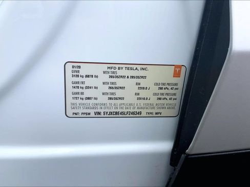 Used 2020 Tesla Model X Performance AWD/4WD image 30