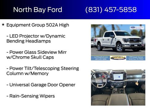 Certified 2021 Ford F150 Lariat w/ Equipment Group 502A High AWD/4WD image 16
