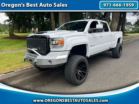 Used 2018 GMC Sierra 3500 SLT w/ Driver Alert Package AWD/4WD image 1