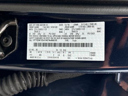 Used 2019 Ford F150 XLT w/ Equipment Group 302A Luxury AWD/4WD image 21