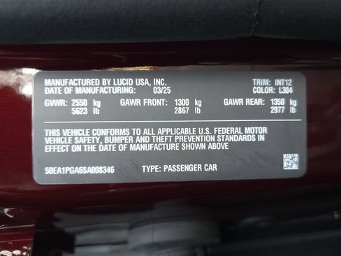 Used 2025 Lucid Air Pure image 64